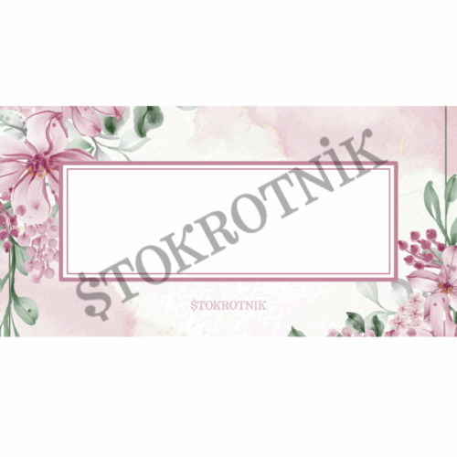 Poniżej znajduje się grafika przedstawiająca karty kategorii z pięknym motywem kwiatów. Wkłady mają pole do wpisania nazwy kategorii. Idealne do segregatorów budżetowych.