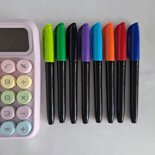 Marker permanentny szybkoschnący: różne kolory