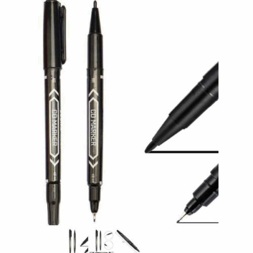 Mazak permanentny dwustronny: czarny