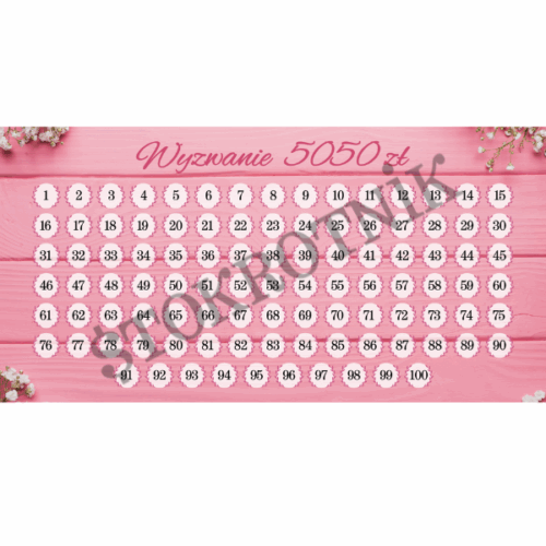 Wyzwanie 5050 zł laminowane