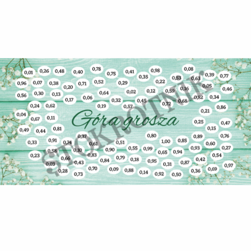 Wyzwanie Góra grosza laminowane