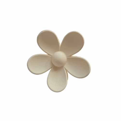 Klamra do włosów kwiatek: kremowa