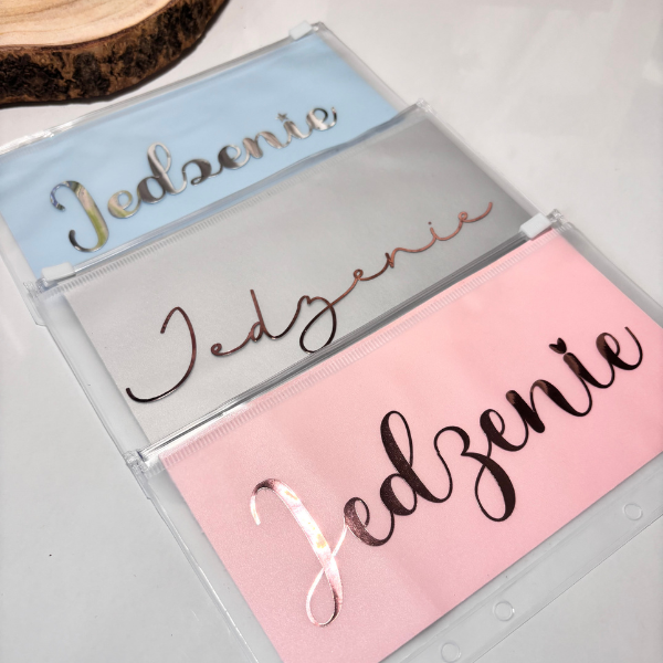 Karty kategorii, personalizowane koperty do bindera A6
