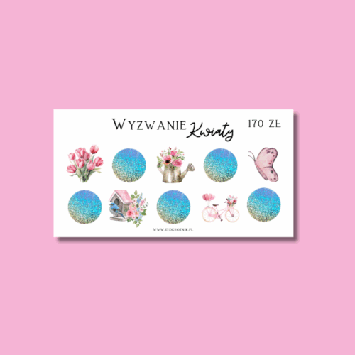 Zdrapka kwiaty laminowana [Edycja minimalistyczna]
