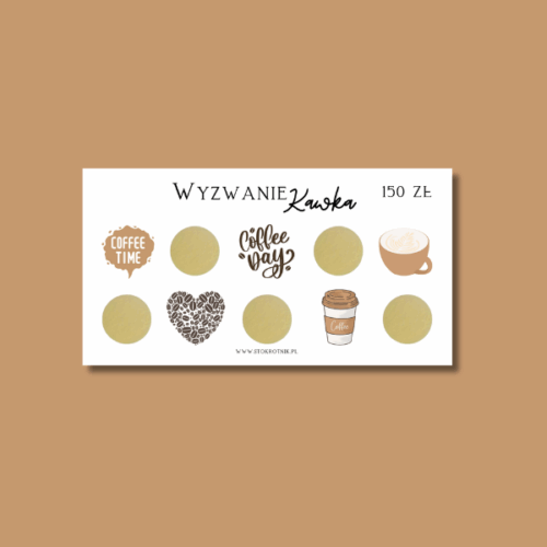 Zdrapka kawka laminowana [Edycja minimalistyczna]