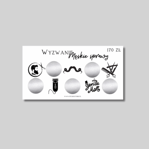 Zdrapka męskie sprawy laminowana [Edycja minimalistyczna]