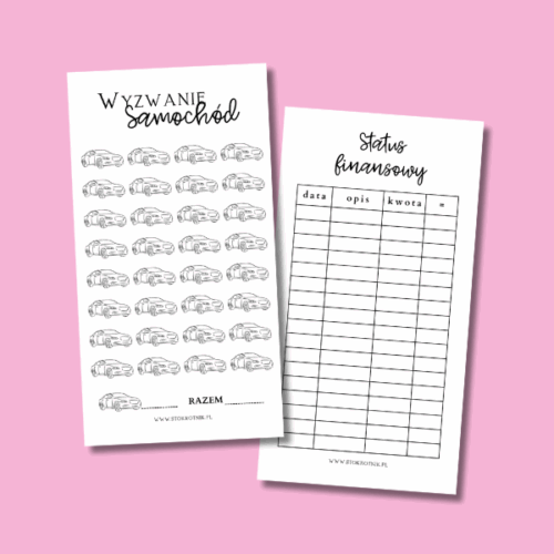 Wyzwanie samochód laminowane [Edycja minimalistyczna]