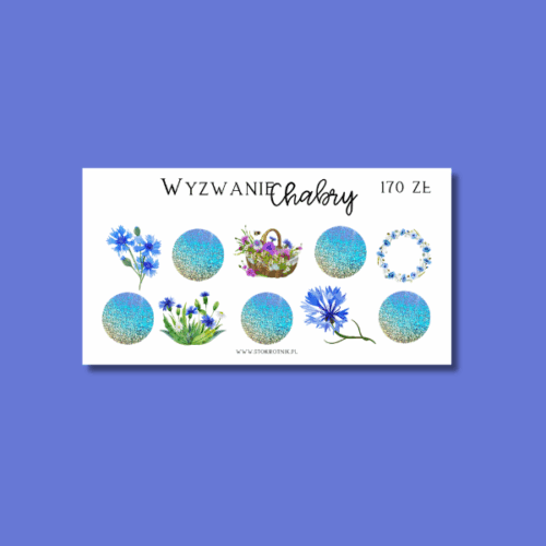 Zdrapka chabry laminowana [Edycja minimalistyczna]