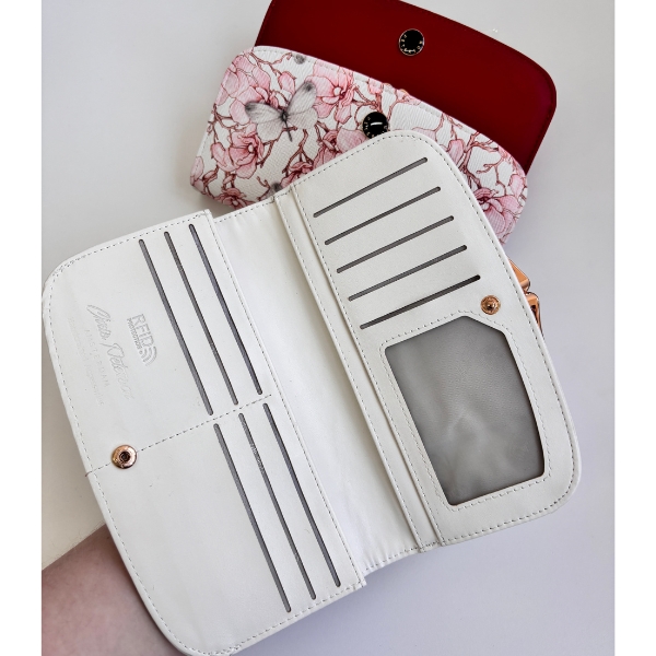 OUTLET Duży Portfel ze skóry naturalnej damski - różne kolory - obrazek 4