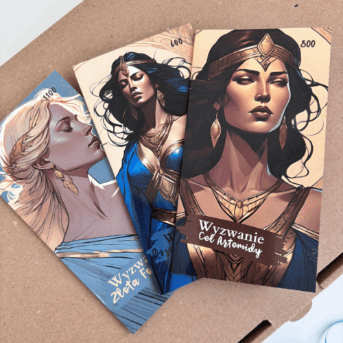 OUTLET Wyzwania książeczkowe z motywem bogini