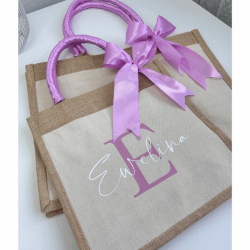 Personalizowana torba jutowa, wodoodporna