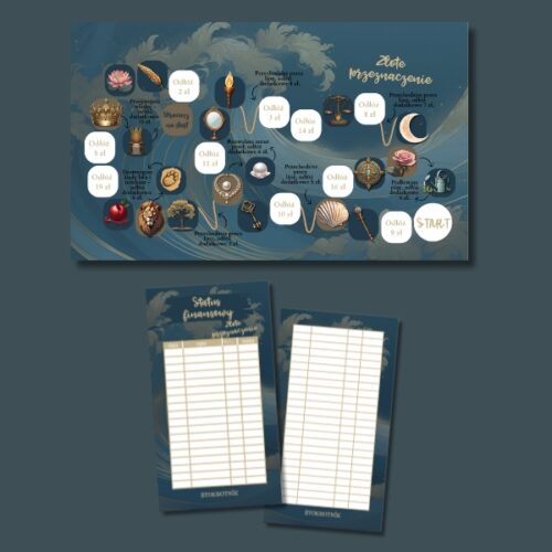 Gra oszczędnościowa karciana "Złote przeznaczenie"