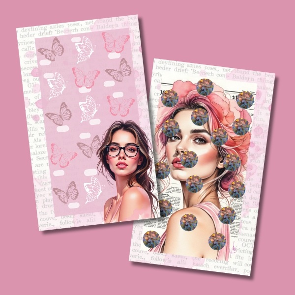 OUTLET Wyzwanie a6 "W kobiecym stylu" - foliowane, dwustronne - obrazek 4