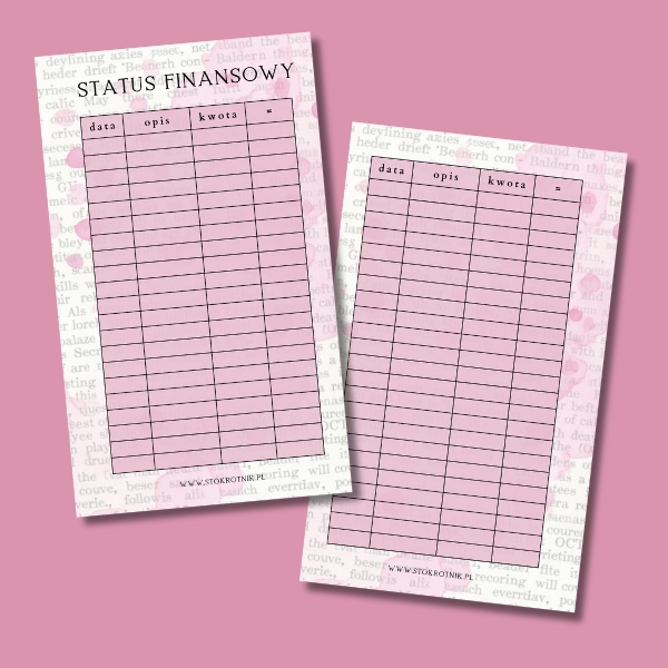 OUTLET Wyzwanie a6 "W kobiecym stylu" - foliowane, dwustronne - obrazek 6