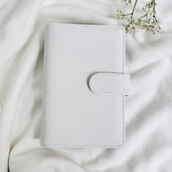 Segregator a6 Saffiano Premium - odcienie beżu - obrazek 5