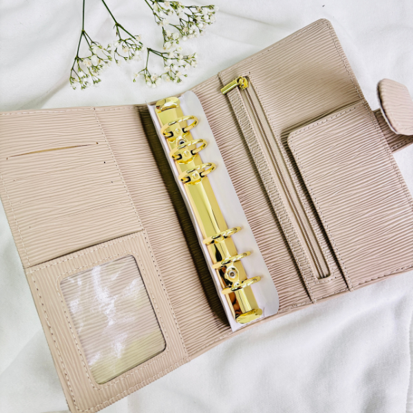 Segregator a6 Saffiano Premium - odcienie beżu - obrazek 9