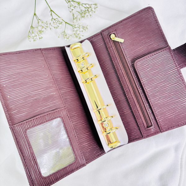 Segregator a6 Saffiano Premium - odcienie beżu - obrazek 4