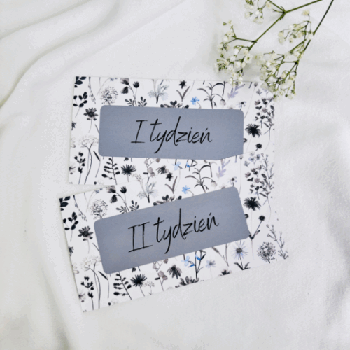 Karty kategorii Tygodniowe Czerń, Edycja Wildflowers