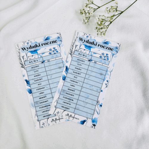 Wydatki roczne Błękit, Edycja Wildflowers