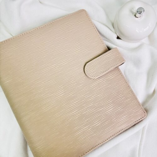 Segregator a5 Saffiano Premium - odcienie beżu