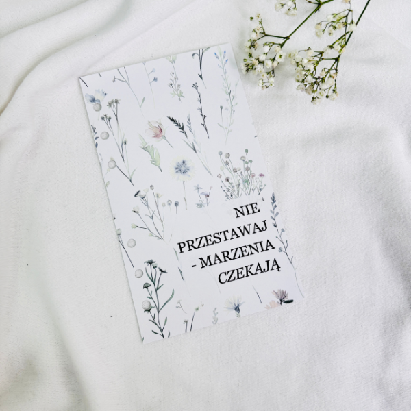 Okładki błyszczące a5 i a6 do segregatorów Zieleń, Edycja Wildflowers - obrazek 2