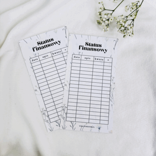 Statusy finansowe dwustronne Zieleń, Edycja Wildflowers