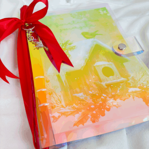 Zestaw wyzwań a5 z segregatorem "Świąteczne zwierzęta"