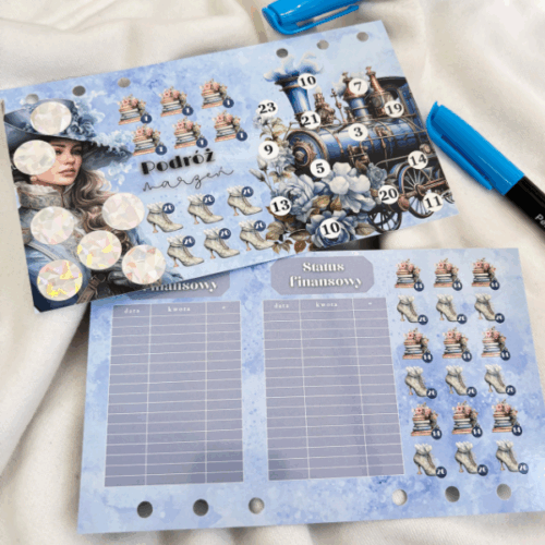 Podróż marzeń wpinane do a6 [Kolekcja Rozważna i Romantyczna]