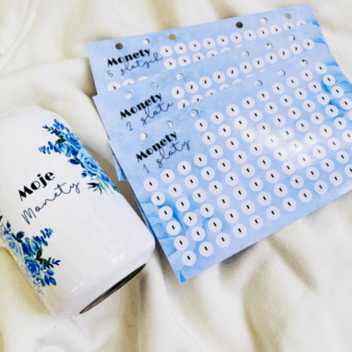 Wyzwania monetowe + Skarbonki oszczędnościowe "Moje monety" [Kolekcja Rozważna i Romantyczna]