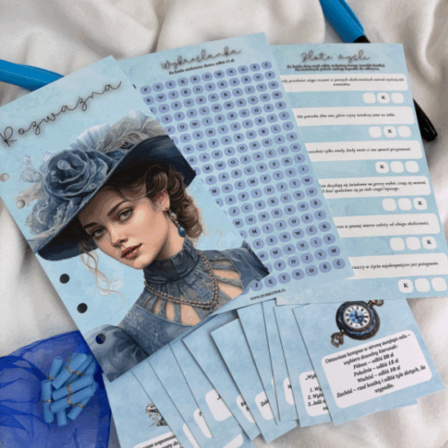 Wyzwanie a6 "Rozważna" z kartami