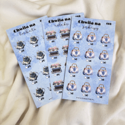 Wyzwania minimalistyczne Błękit, Edycja Rozważna i Romantyczn