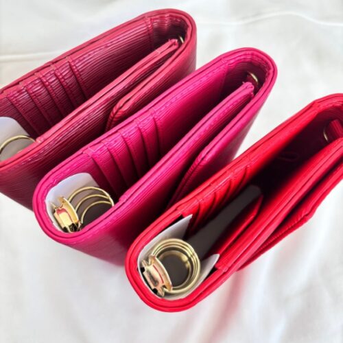 Segregator a6 Saffiano ELITE - odcienie czerwieni, fuksji i bordowego