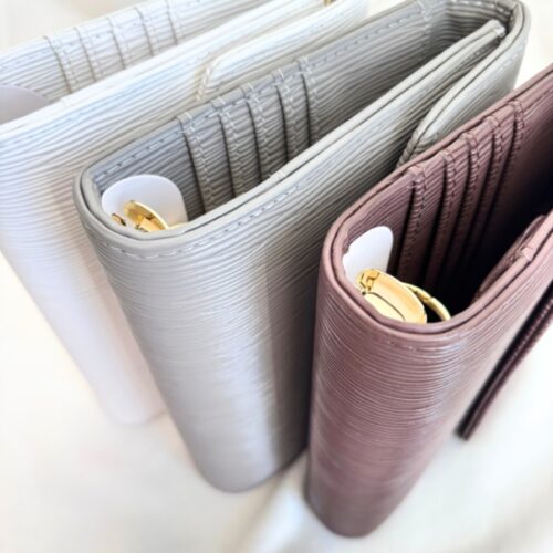 Segregator a6 Saffiano ELITE - odcienie szarego, białego i brązu