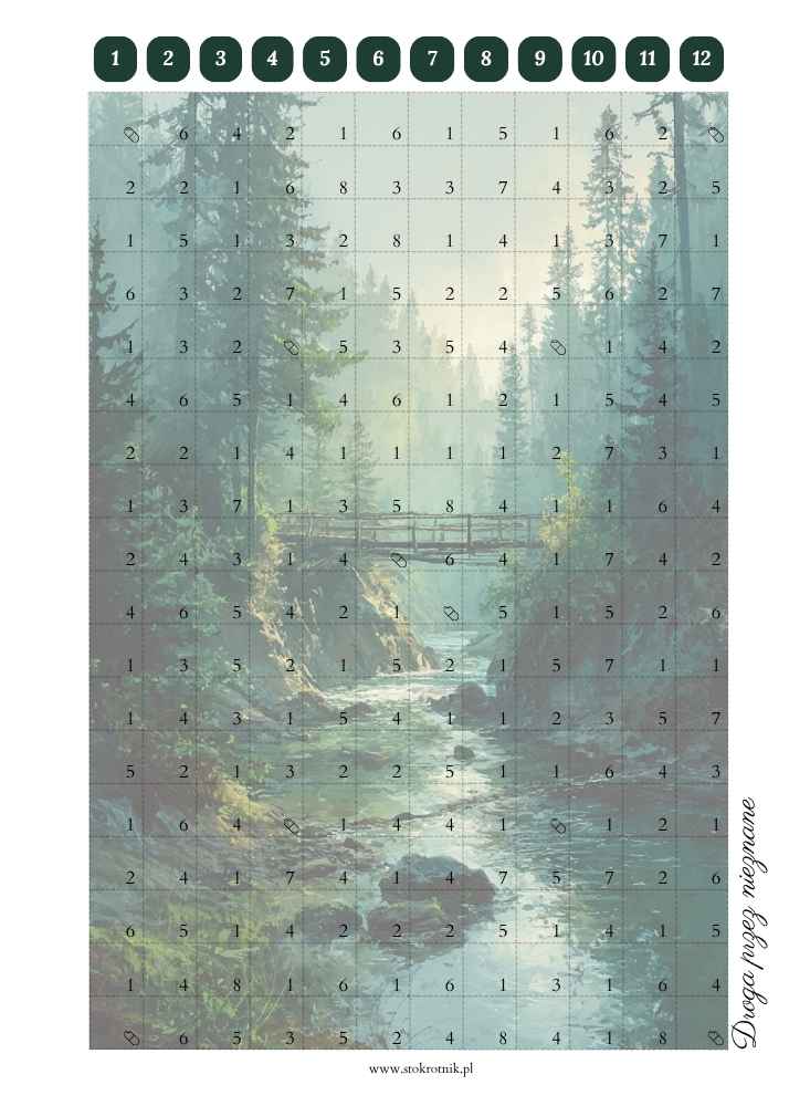Wyklejanki a5, kolekcja "Widoki" - obrazek 7